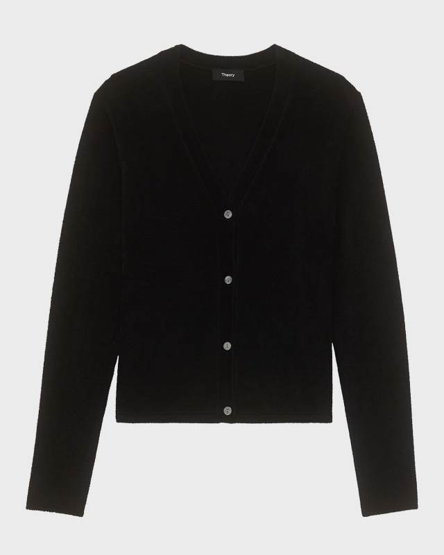 Micro Velvet Cardigan